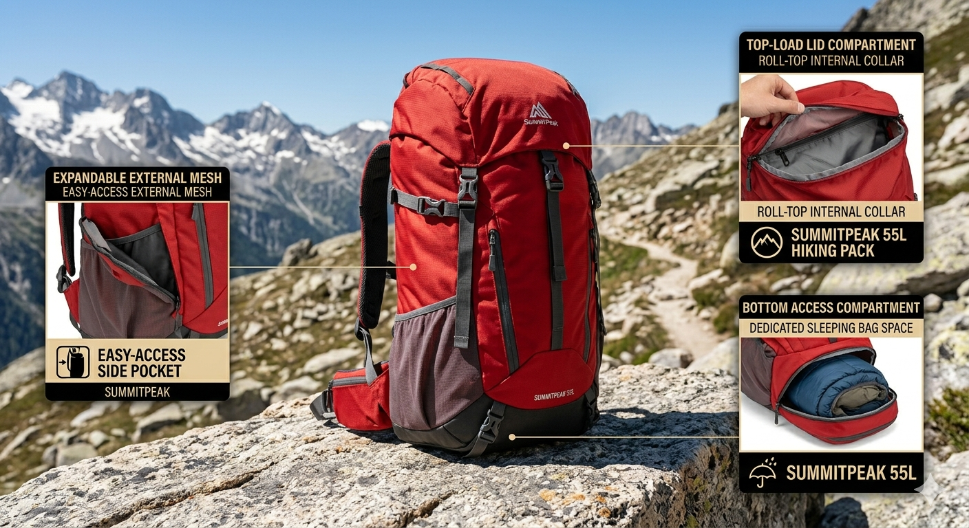 SummitPeak 55L Review