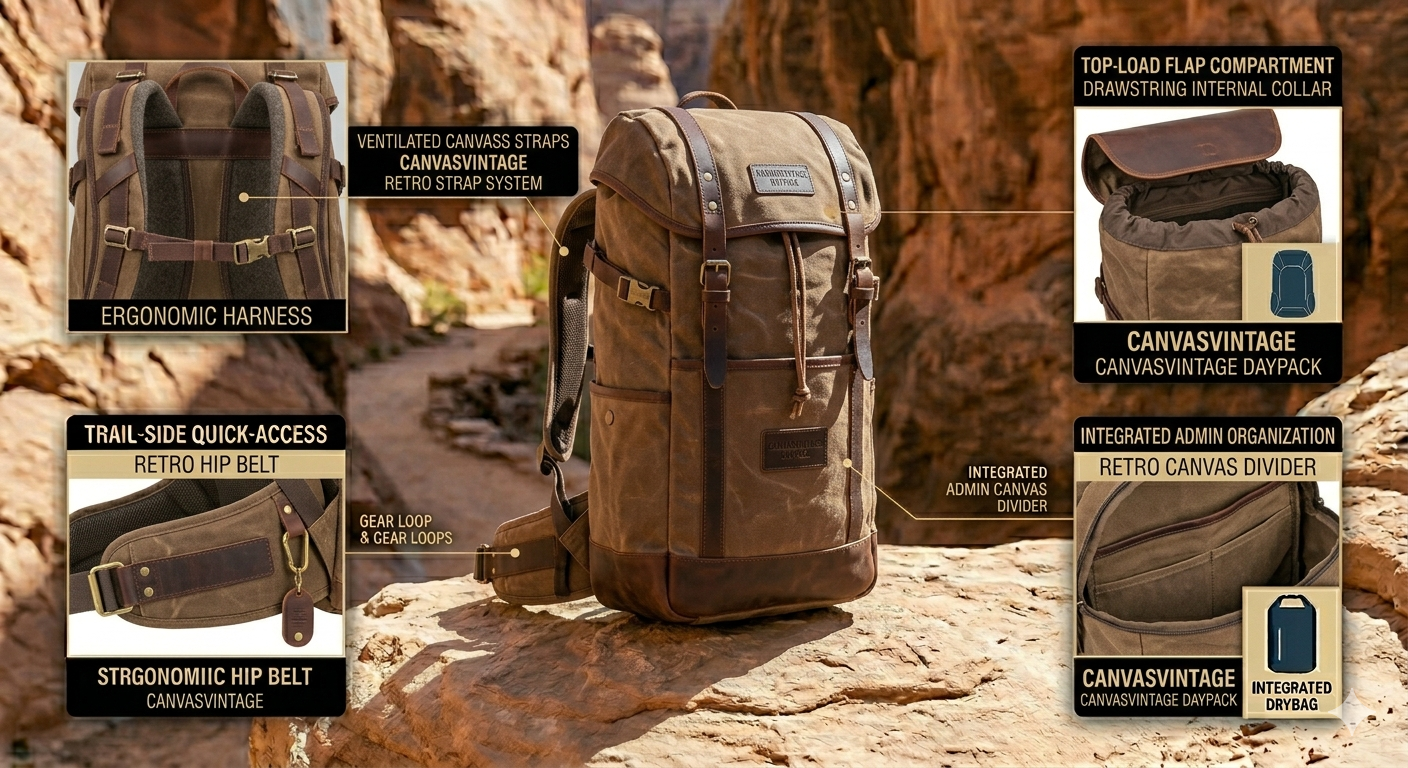 CanvasVintage Daypack Review