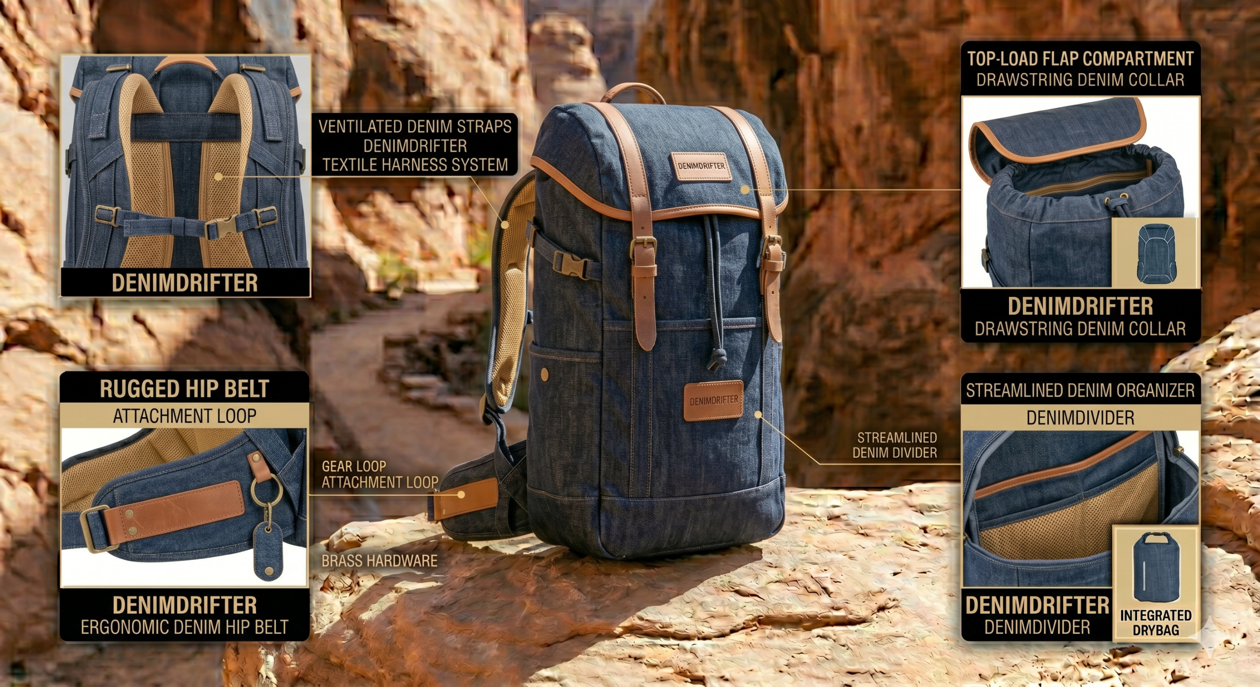 DenimDrifter Backpack Review